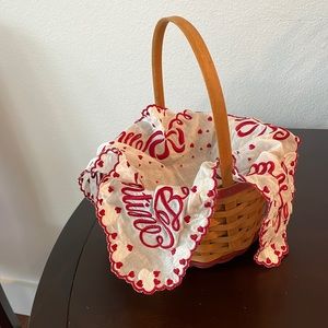 LONGABERGER Be My Valentine Basket